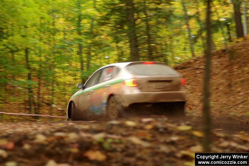 Sam Jacques / Trevor LaCombe Subaru Impreza on SS16, Mount Marquette.