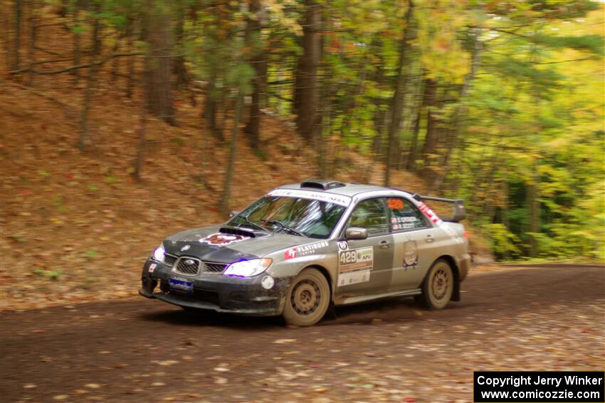 Scott Crouch / Ryan Scott Subaru WRX on SS16, Mount Marquette.