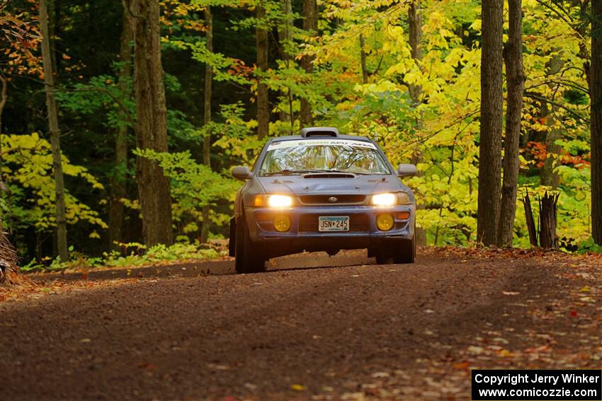 Corey Morris / Josh Nykanen Subaru Impreza on SS16, Mount Marquette.