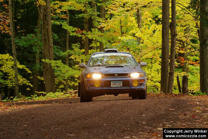 Corey Morris / Josh Nykanen Subaru Impreza on SS16, Mount Marquette.