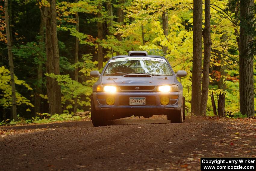 Corey Morris / Josh Nykanen Subaru Impreza on SS16, Mount Marquette.