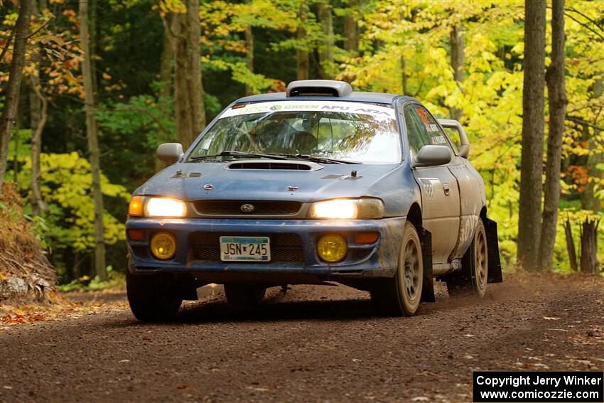 Corey Morris / Josh Nykanen Subaru Impreza on SS16, Mount Marquette.