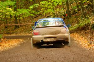 Jimmy Pelizzari / Kate Stevens Subaru WRX on SS16, Mount Marquette.