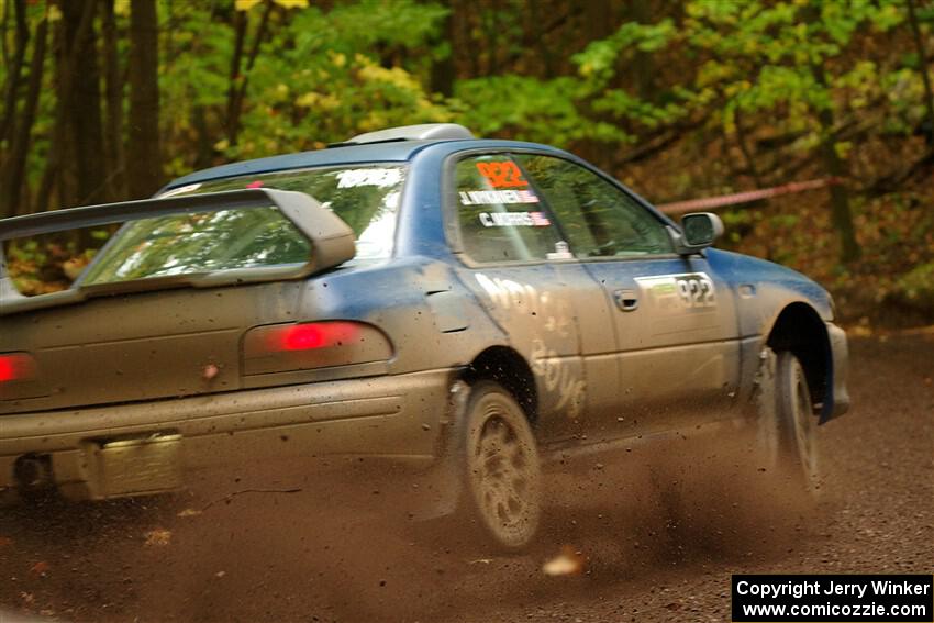 Corey Morris / Josh Nykanen Subaru Impreza on SS16, Mount Marquette.