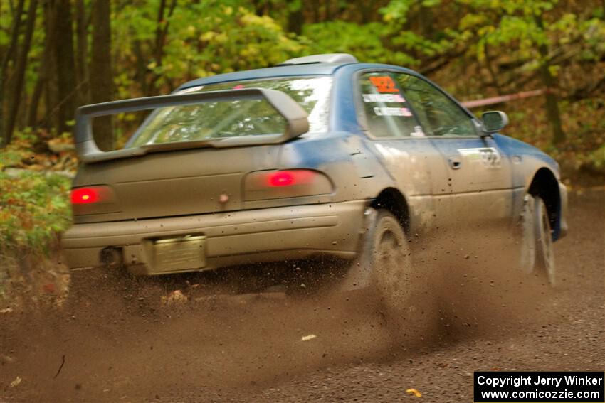 Corey Morris / Josh Nykanen Subaru Impreza on SS16, Mount Marquette.