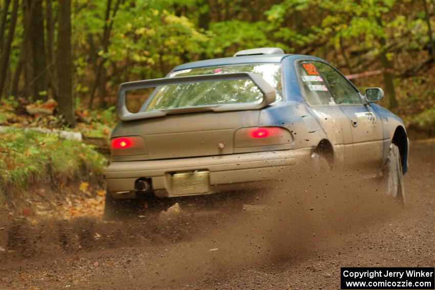 Corey Morris / Josh Nykanen Subaru Impreza on SS16, Mount Marquette.