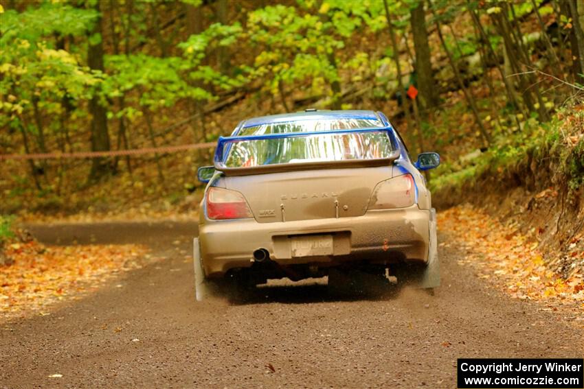 Jimmy Pelizzari / Kate Stevens Subaru WRX on SS16, Mount Marquette.