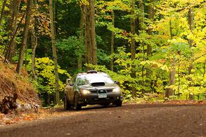 Matt James / Jackie James Subaru Impreza on SS16, Mount Marquette.