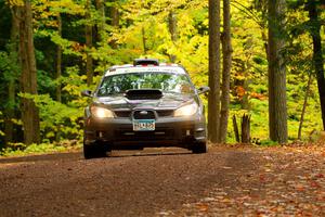 Matt James / Jackie James Subaru Impreza on SS16, Mount Marquette.