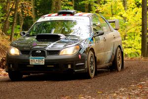 Matt James / Jackie James Subaru Impreza on SS16, Mount Marquette.