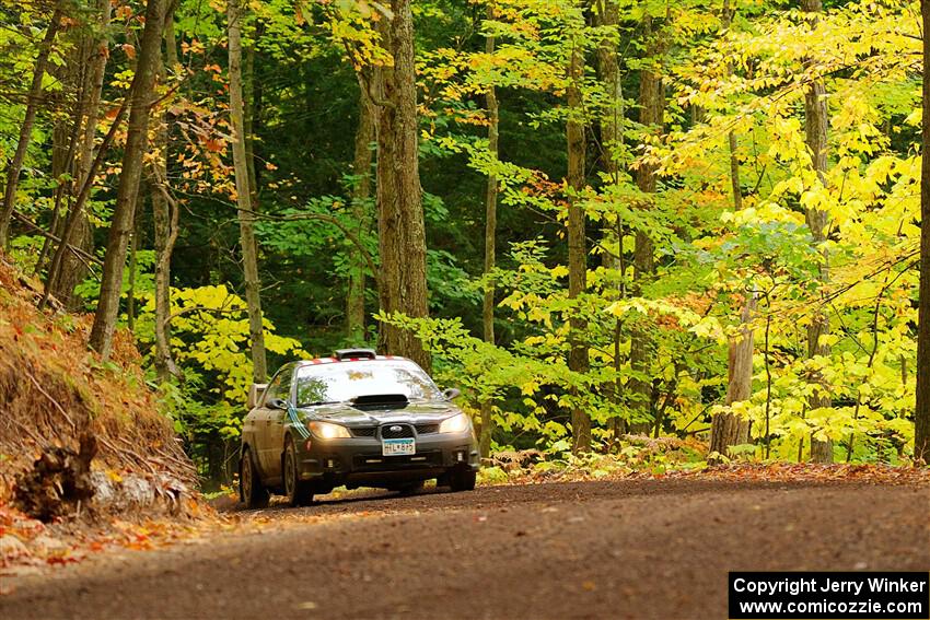 Matt James / Jackie James Subaru Impreza on SS16, Mount Marquette.