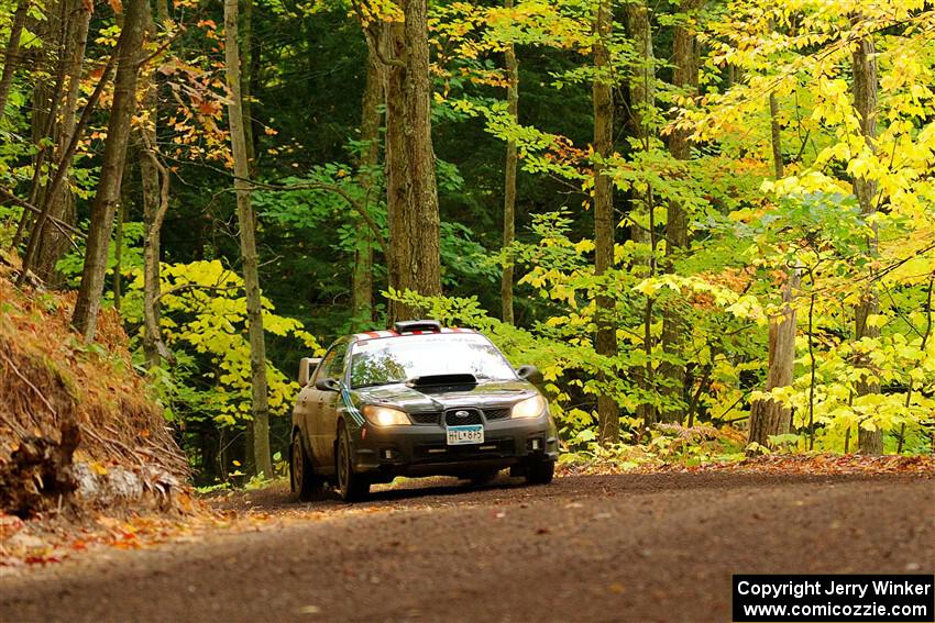 Matt James / Jackie James Subaru Impreza on SS16, Mount Marquette.