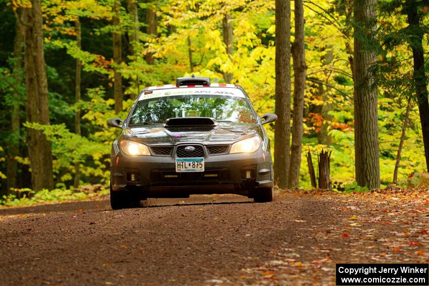 Matt James / Jackie James Subaru Impreza on SS16, Mount Marquette.