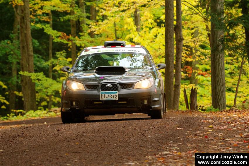 Matt James / Jackie James Subaru Impreza on SS16, Mount Marquette.