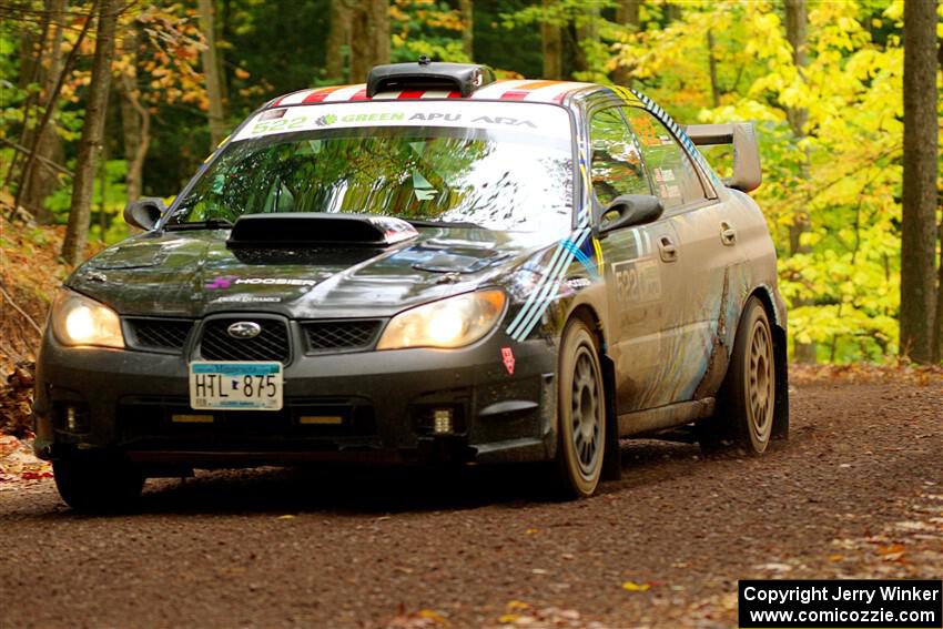 Matt James / Jackie James Subaru Impreza on SS16, Mount Marquette.