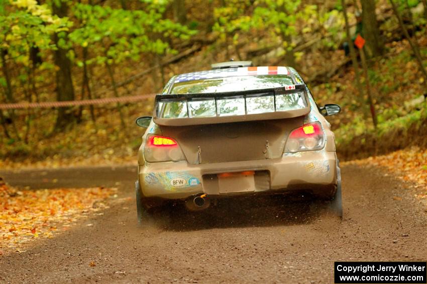 Matt James / Jackie James Subaru Impreza on SS16, Mount Marquette.