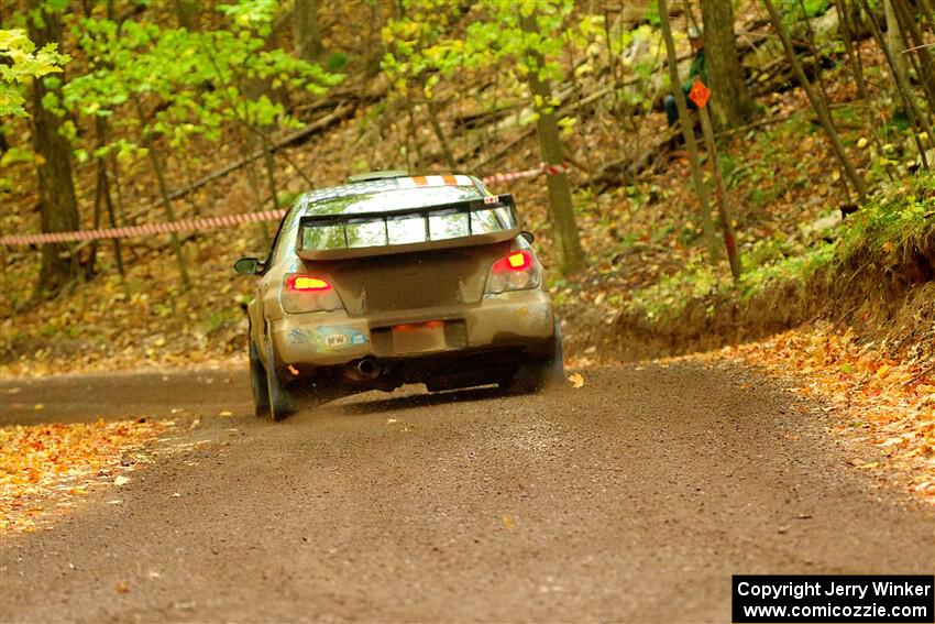 Matt James / Jackie James Subaru Impreza on SS16, Mount Marquette.