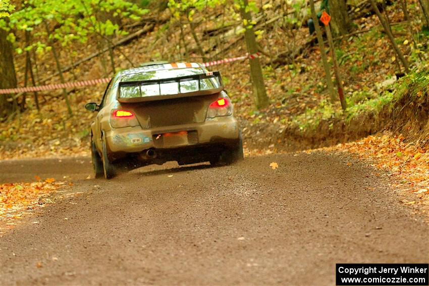 Matt James / Jackie James Subaru Impreza on SS16, Mount Marquette.