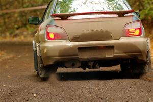 Jonathon Nagel / Liz Austin Subaru Impreza 2.5RS on SS16, Mount Marquette.