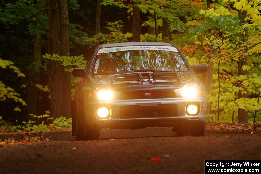 Jonathon Nagel / Liz Austin Subaru Impreza 2.5RS on SS16, Mount Marquette.