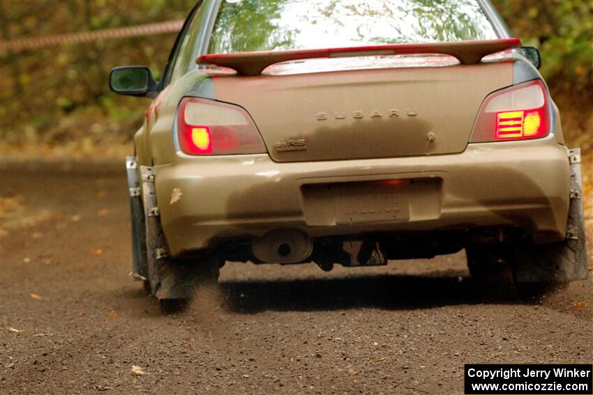 Jonathon Nagel / Liz Austin Subaru Impreza 2.5RS on SS16, Mount Marquette.