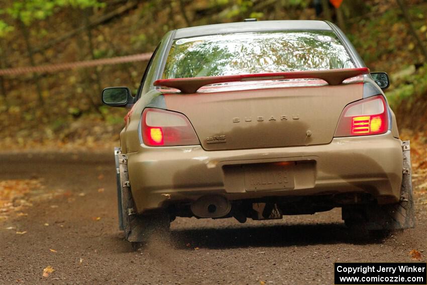 Jonathon Nagel / Liz Austin Subaru Impreza 2.5RS on SS16, Mount Marquette.