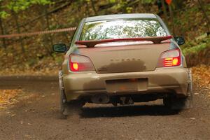 Jonathon Nagel / Liz Austin Subaru Impreza 2.5RS on SS16, Mount Marquette.