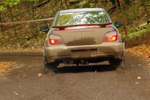 Jonathon Nagel / Liz Austin Subaru Impreza 2.5RS on SS16, Mount Marquette.