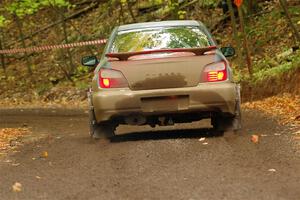 Jonathon Nagel / Liz Austin Subaru Impreza 2.5RS on SS16, Mount Marquette.