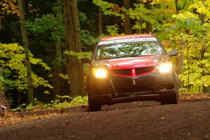 Doug Gekiere / Andrew Tuten Pontiac Vibe GT on SS16, Mount Marquette.