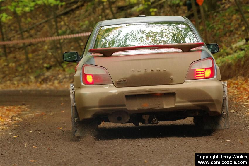 Jonathon Nagel / Liz Austin Subaru Impreza 2.5RS on SS16, Mount Marquette.