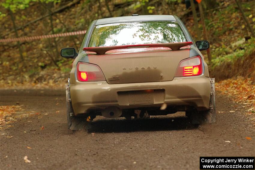 Jonathon Nagel / Liz Austin Subaru Impreza 2.5RS on SS16, Mount Marquette.