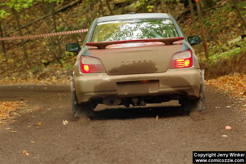 Jonathon Nagel / Liz Austin Subaru Impreza 2.5RS on SS16, Mount Marquette.