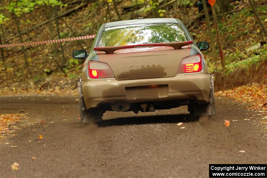 Jonathon Nagel / Liz Austin Subaru Impreza 2.5RS on SS16, Mount Marquette.