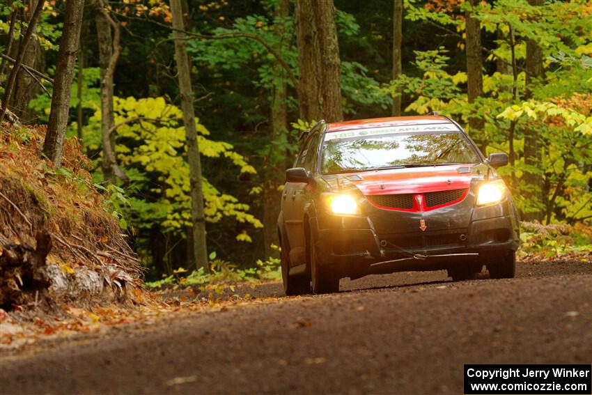 Doug Gekiere / Andrew Tuten Pontiac Vibe GT on SS16, Mount Marquette.