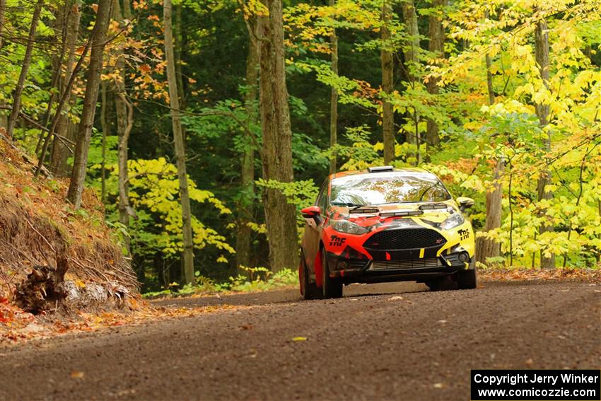 Nikhil Thakur / Zack Goldstein Ford Fiesta ST on SS16, Mount Marquette.