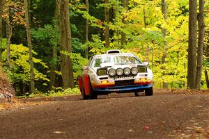 Kevin Schmidt / Kyle Roberts Mazda RX-7 on SS16, Mount Marquette.