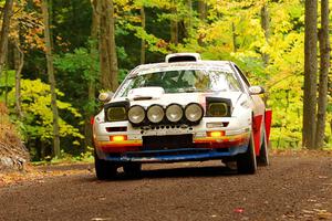 Kevin Schmidt / Kyle Roberts Mazda RX-7 on SS16, Mount Marquette.