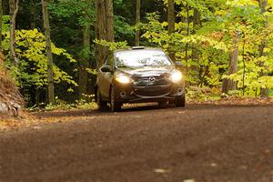 Tommy Cadwalader / Stefan Trajkov Mazda 2 on SS16, Mount Marquette.