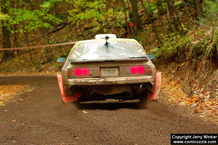 Kevin Schmidt / Kyle Roberts Mazda RX-7 on SS16, Mount Marquette.