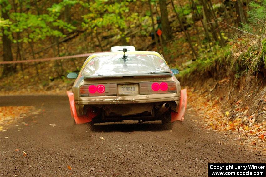 Kevin Schmidt / Kyle Roberts Mazda RX-7 on SS16, Mount Marquette.