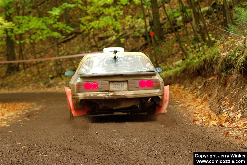 Kevin Schmidt / Kyle Roberts Mazda RX-7 on SS16, Mount Marquette.