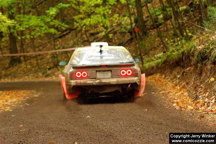 Kevin Schmidt / Kyle Roberts Mazda RX-7 on SS16, Mount Marquette.