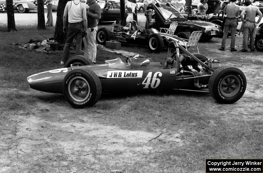 Jim Wendler's Lotus 27 Formula Jr. ran in the vintage race.