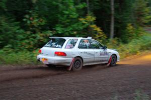 Aidan Hicks / John Hicks Subaru Impreza Wagon on SS6, Bob Lake II.