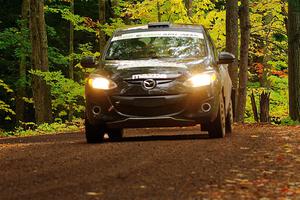 Tommy Cadwalader / Stefan Trajkov Mazda 2 on SS16, Mount Marquette.