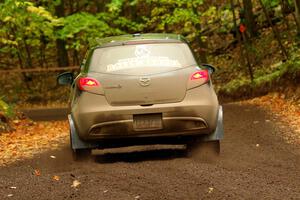 Tommy Cadwalader / Stefan Trajkov Mazda 2 on SS16, Mount Marquette.