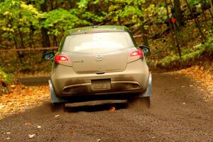 Tommy Cadwalader / Stefan Trajkov Mazda 2 on SS16, Mount Marquette.