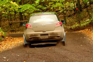 Tommy Cadwalader / Stefan Trajkov Mazda 2 on SS16, Mount Marquette.