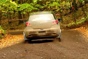 Tommy Cadwalader / Stefan Trajkov Mazda 2 on SS16, Mount Marquette.